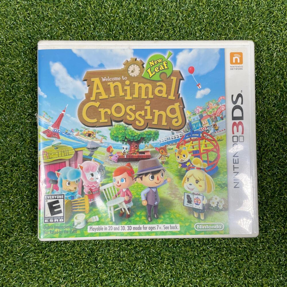 Animal Crossing New Leaf Nintendo 3DS Game Case Only